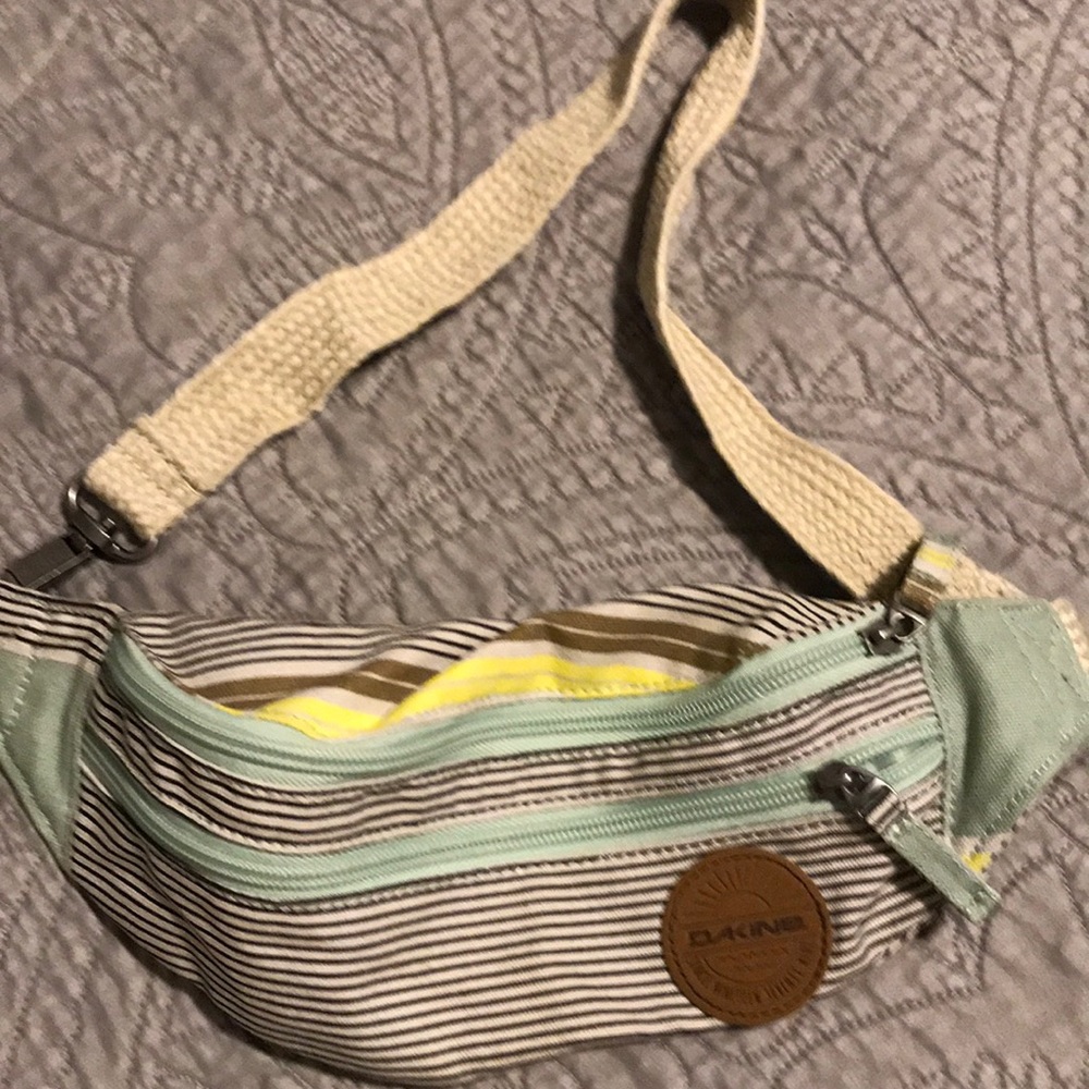 Dakine striped fanny pack